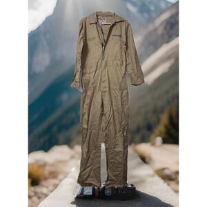 WALLS FR COVERALLS MENS S BEIGE FLAME RESISTANT WORKWEAR ATPV 8.2 HRC 2